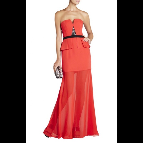 BCBGMaxAzria Dresses & Skirts - ‼️HOST PICK ‼️ BCBG Maxazria Strapless Red Dress